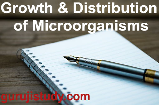 BSc 2nd Year Microbiology Growth and Distribution of Microorganisms Notes Study Material